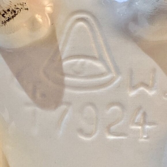 Vintage 1960s Baby Lamb Ceramic Letter Block Planter - Picture 7 of 11